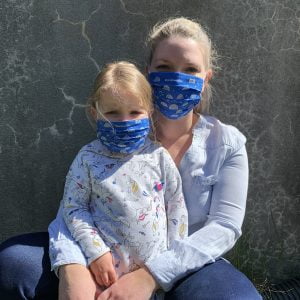 MASQUE ALTERNATIF NON MEDICAL POUR ENFANT ET ADULTE - ARC EN CIEL