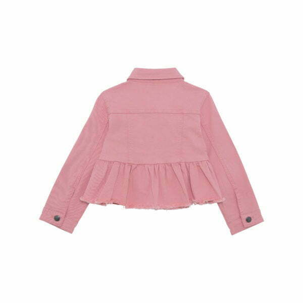 Deux par Deux Veste en Denim Rose Collection Indigo Flamingo VENTE FINALE - AUCUN RETOUR - Image 2