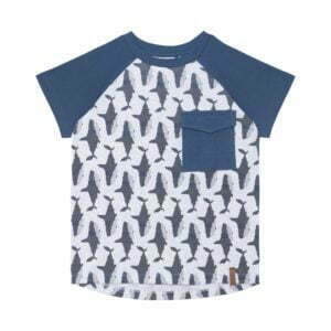 Deux par Deux T-Shirt à manches courtes avec baleine Collection B.O.Y.S VENTE FINALE - AUCUN RETOUR