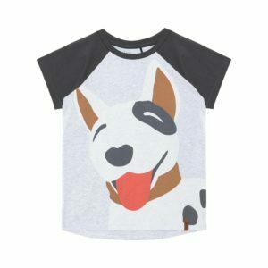 Deux par Deux T-Shirt à manches courtes avec un chien Collection B.O.Y.S VENTE FINALE - AUCUN RETOUR