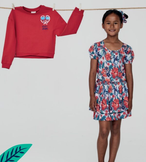 Tuc Tuc Robe en Popeline Collection Bonjour Plage VENTE FINALE - AUCUN RETOUR - Image 2