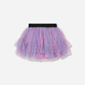 Deux par Deux Jupe en tulle arc-en-ciel Collection Coeurs en Couleur VENTE FINALE - AUCUN RETOUR