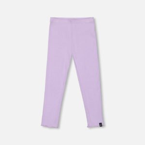 Deux par Deux Leggings côtelés lilas Essentiels VENTE FINALE - AUCUN RETOUR