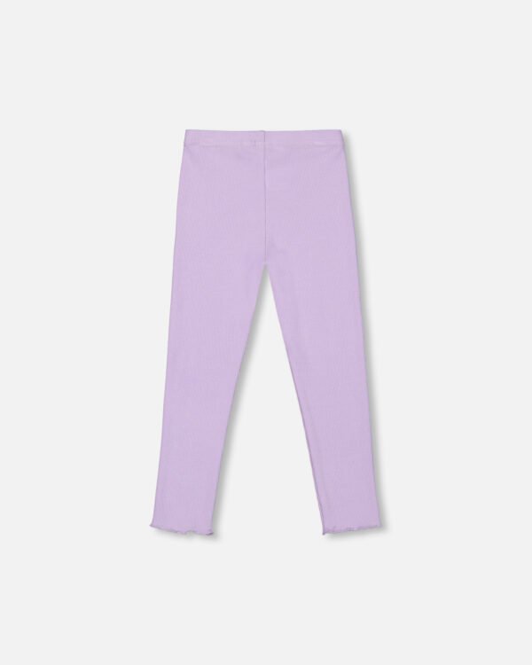 Deux par Deux Leggings côtelés lilas Essentiels VENTE FINALE - AUCUN RETOUR - Image 3