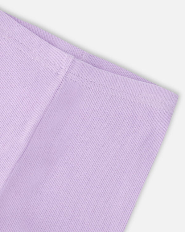 Deux par Deux Leggings côtelés lilas Essentiels VENTE FINALE - AUCUN RETOUR - Image 4