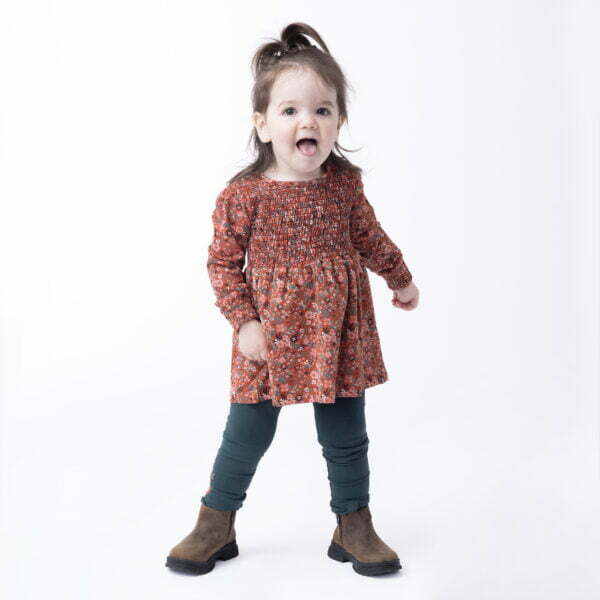 Nanö Ensemble 2 Pièces Tunique et Legging Collection Fleuri, Fillette, Fleuri VENTE FINALE - AUCUN RETOUR