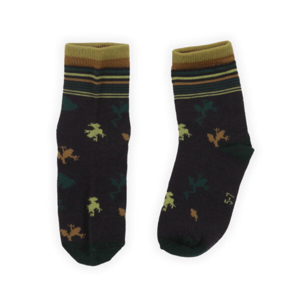 Nanö Chaussettes Bébé Garçon Noir Collection L'Heure pour Sauter VENTE FINALE - AUCUN RETOUR