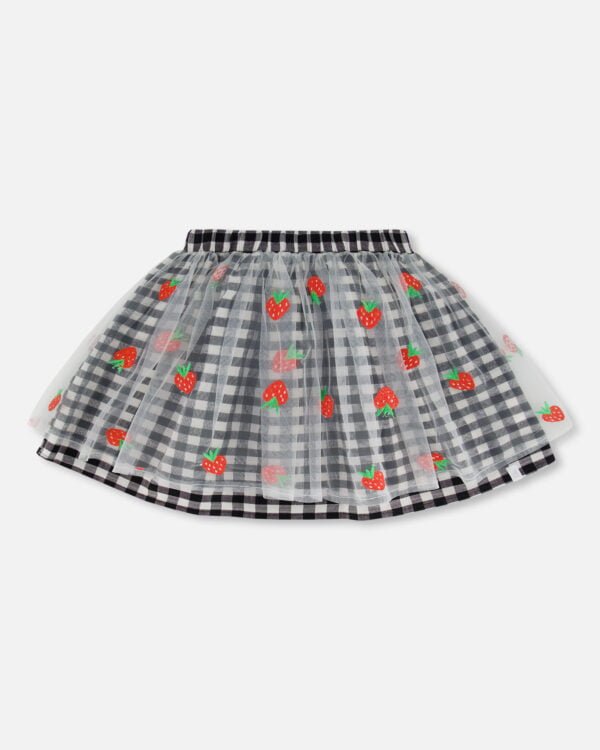 Deux par Deux Jupe Collection J'aime ta fraise VENTE FINALE – AUCUN RETOUR