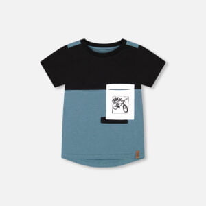 Deux par Deux T-shirt bloc de couleur jersey Collection B.O.Y.S. VENTE FINALE – AUCUN RETOUR