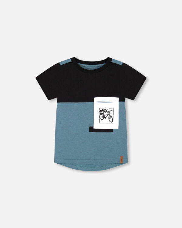 Deux par Deux T-shirt bloc de couleur jersey Collection B.O.Y.S. VENTE FINALE – AUCUN RETOUR