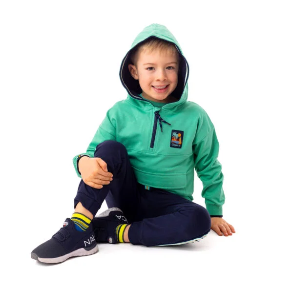 Nanö Chandail à Capuchon à demi-glissière Collection Cap sur la Méditerranée VENTE FINALE - AUCUN RETOUR – Image 5