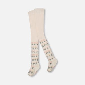 Deux par Deux Collants en jacquard Collection Edelweiss, edelweiss VENTE FINALE – AUCUN RETOUR