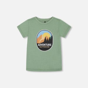 Deux par Deux T-shirt graphique en coton biologique