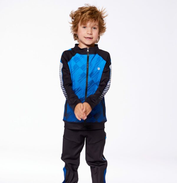 Deux par Deux Pantalon athlétique bleu et noir - Image 4