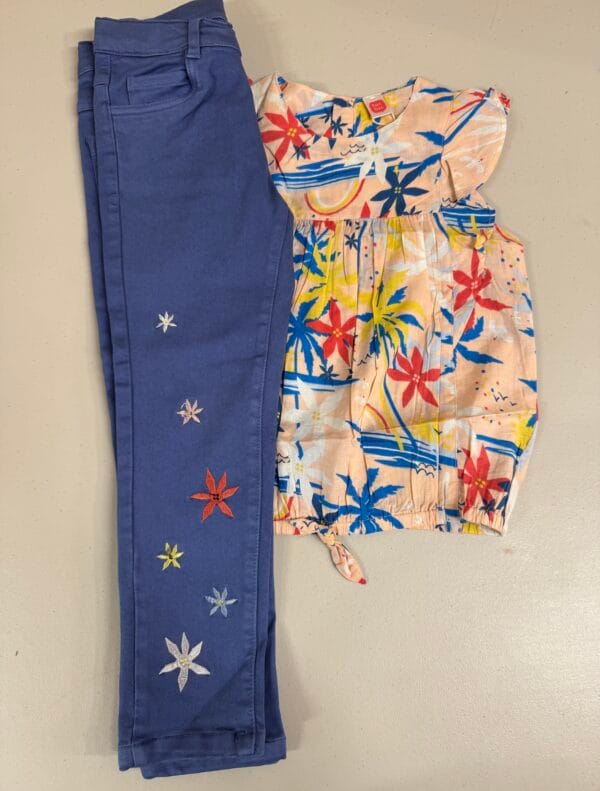 Tuc Tuc Pantalon et Blouse en Popeline Collection Enjoy The Sun VENTE FINALE - AUCUN RETOUR