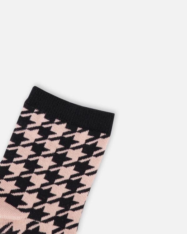 Deux par Deux Lot de 3 paires de chaussettes en tricot noir et rose PRÉVENTE – Image 3
