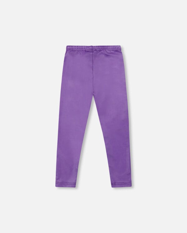 Deux par Deux Legging brillant extensible mauve PRÉVENTE – Image 2